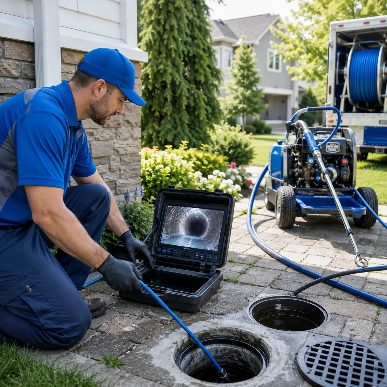 Outdoor drain cleaning professionals serving Lithopolis, OH